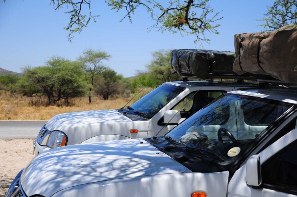 4x4 Nissan en Namibie