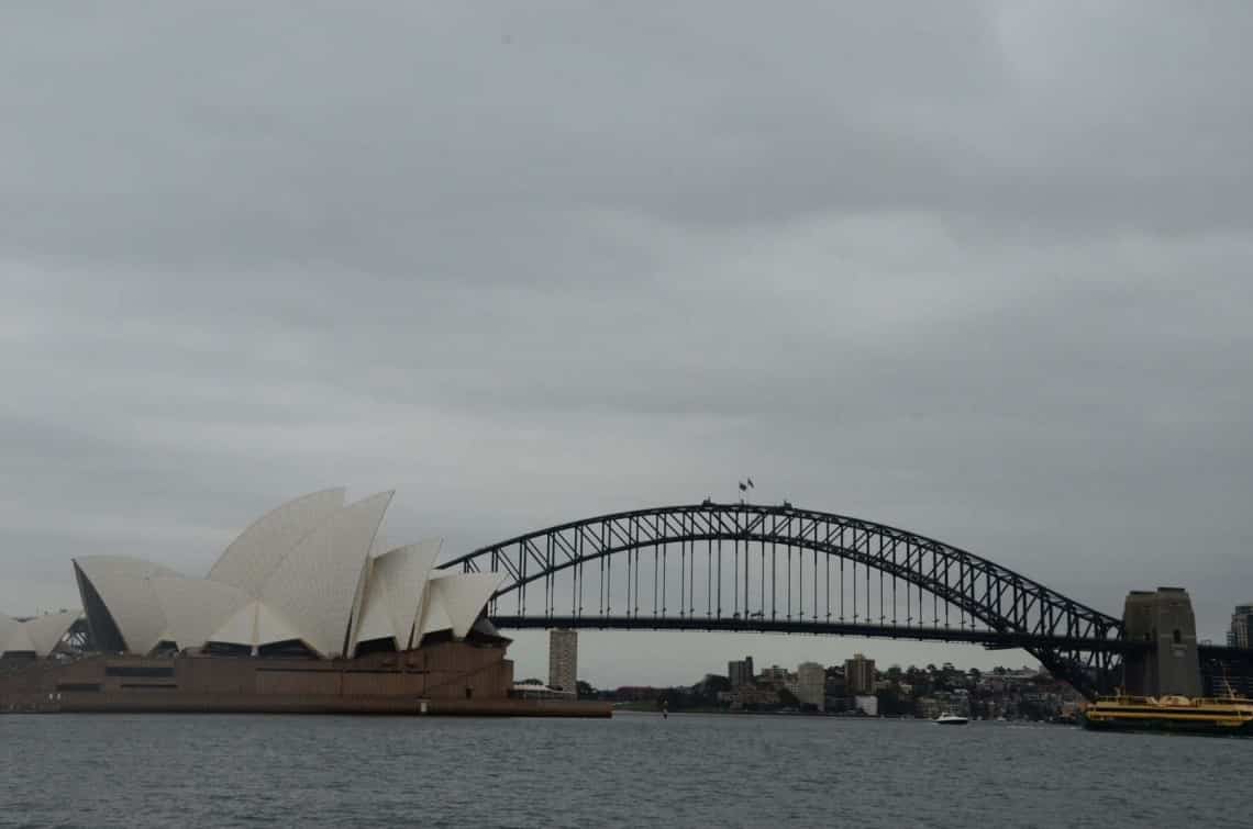 Vue depuis le ferry Sydney Australie